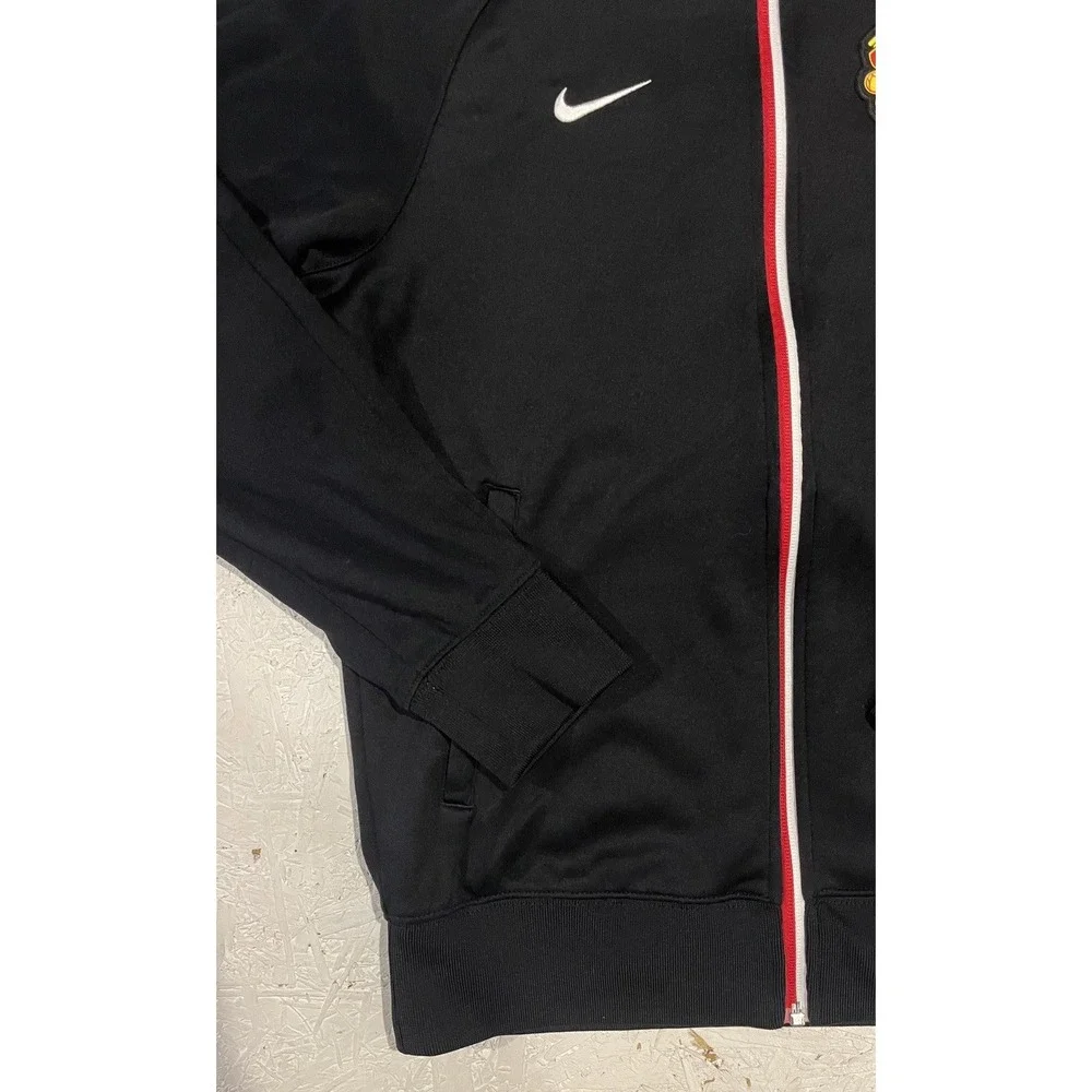 MANCHESTER UNITED 2013 SOCCER TRACK JACKET NIKE #478167-010 Size S‎ Black Color